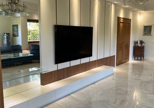 Parete attrezzata TV