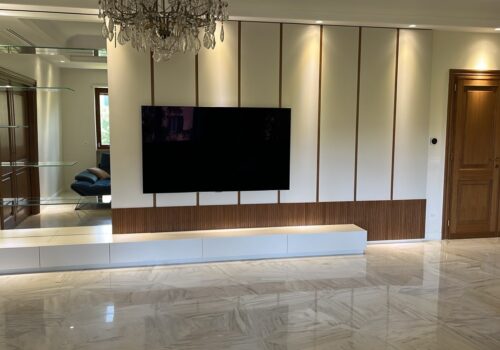 Parete attrezzata TV